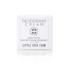 Little Seed Farm unscented deodorant cream jar for sensitive skin