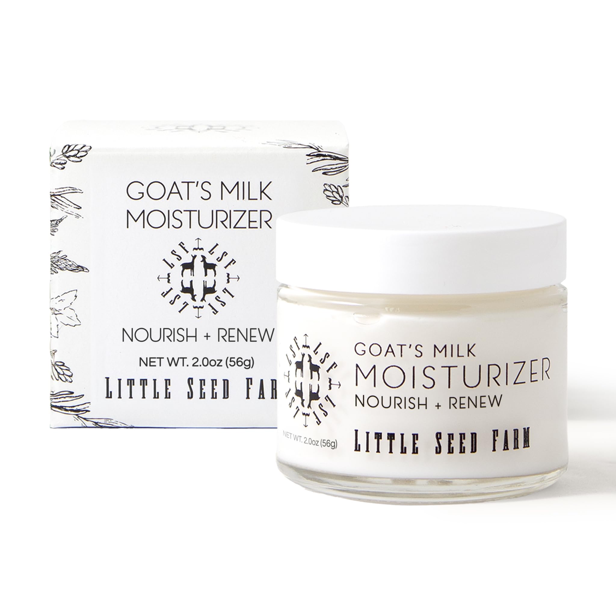 Little Seed Farm Goat's Milk Face Moisturizer bottle ready for daily hydration.