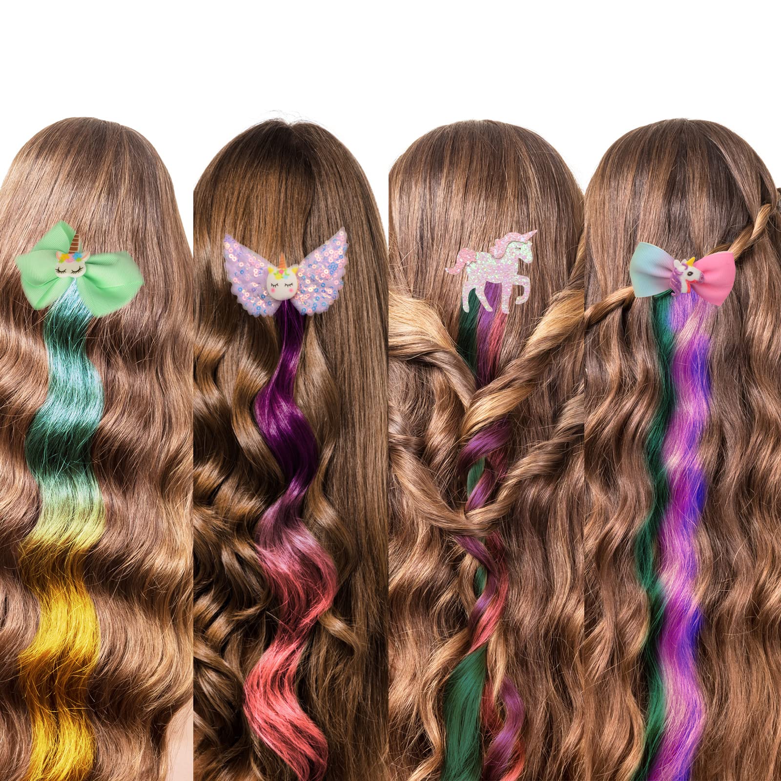 Little World clip-ins make styling quick, comfortable options for toddlers to pre-teens.