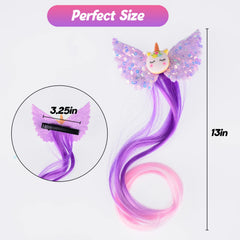 Little World gradient 13in clip-in extensions create length for braids and cute updos.