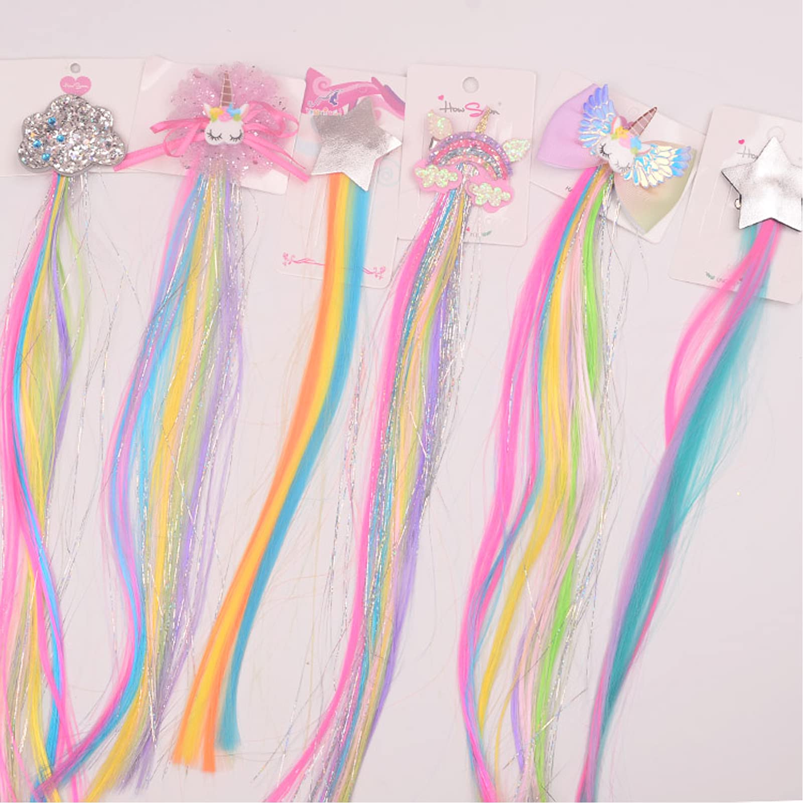 Pinzas Little World para peinados con trenza, aspecto alegre.