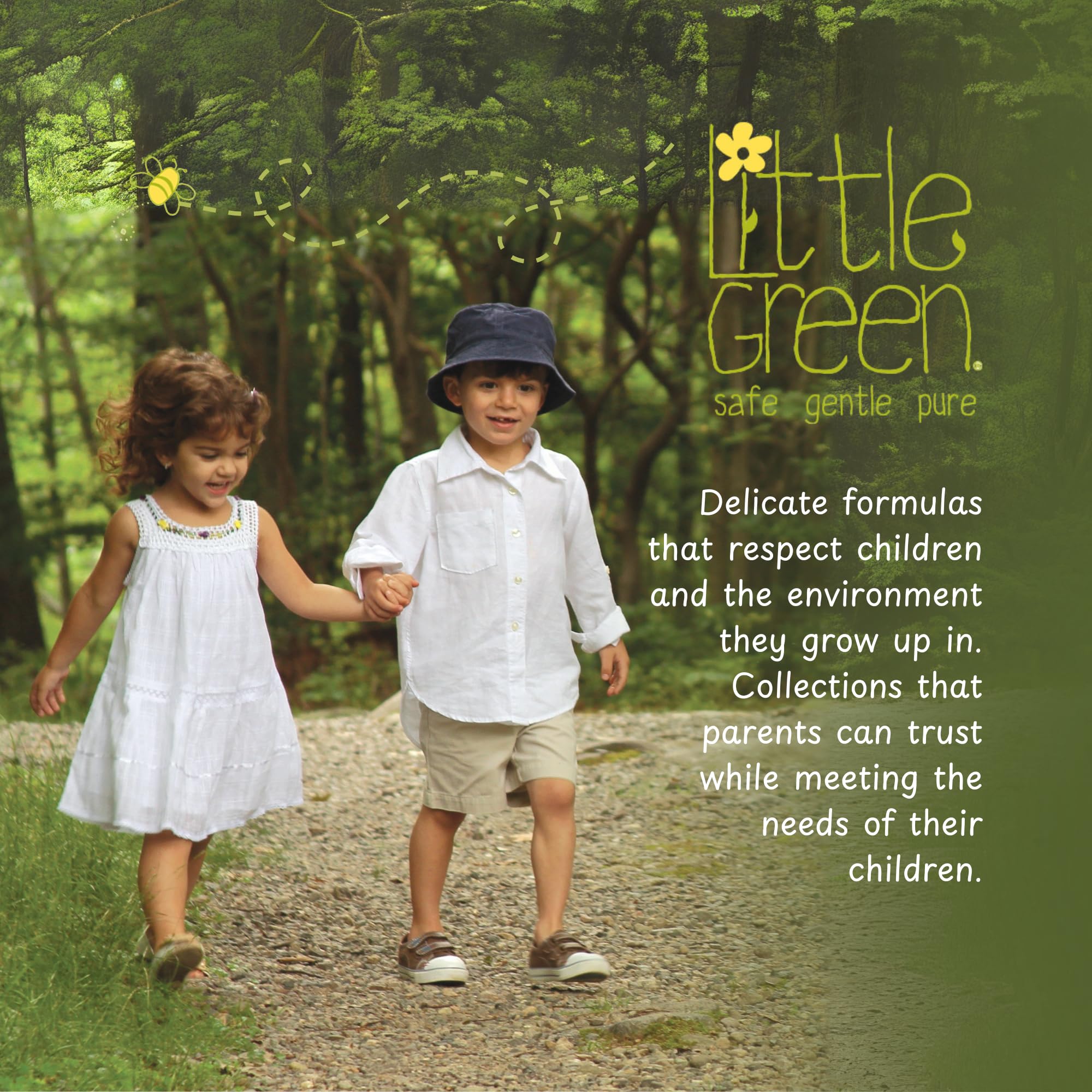 Little Green Kids Curly Hair Cream 4.2oz packaging for convenient home use