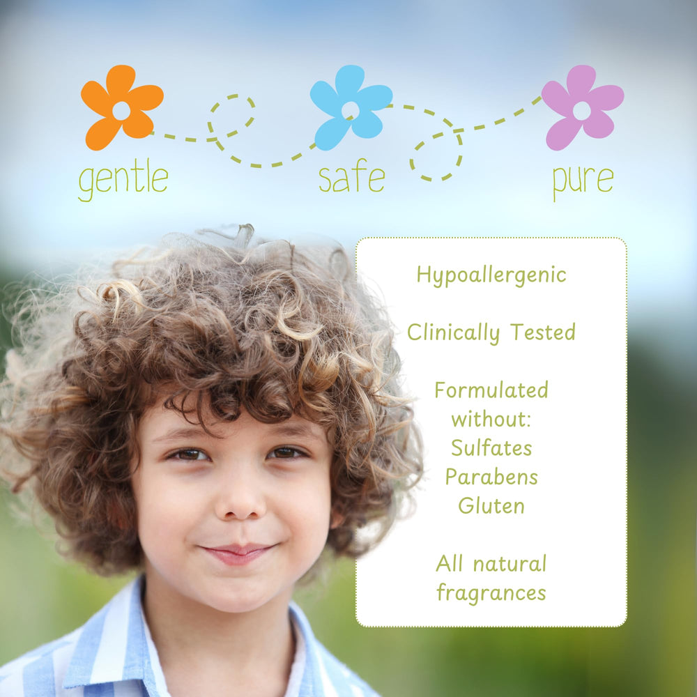 Little Green Kids Curly Hair Cream avocado oil nourishes hair