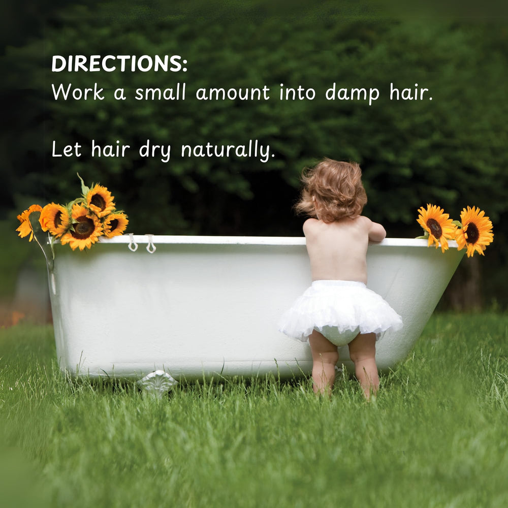 Little Green Kids Curly Hair Cream yields soft, bouncy curls after styling