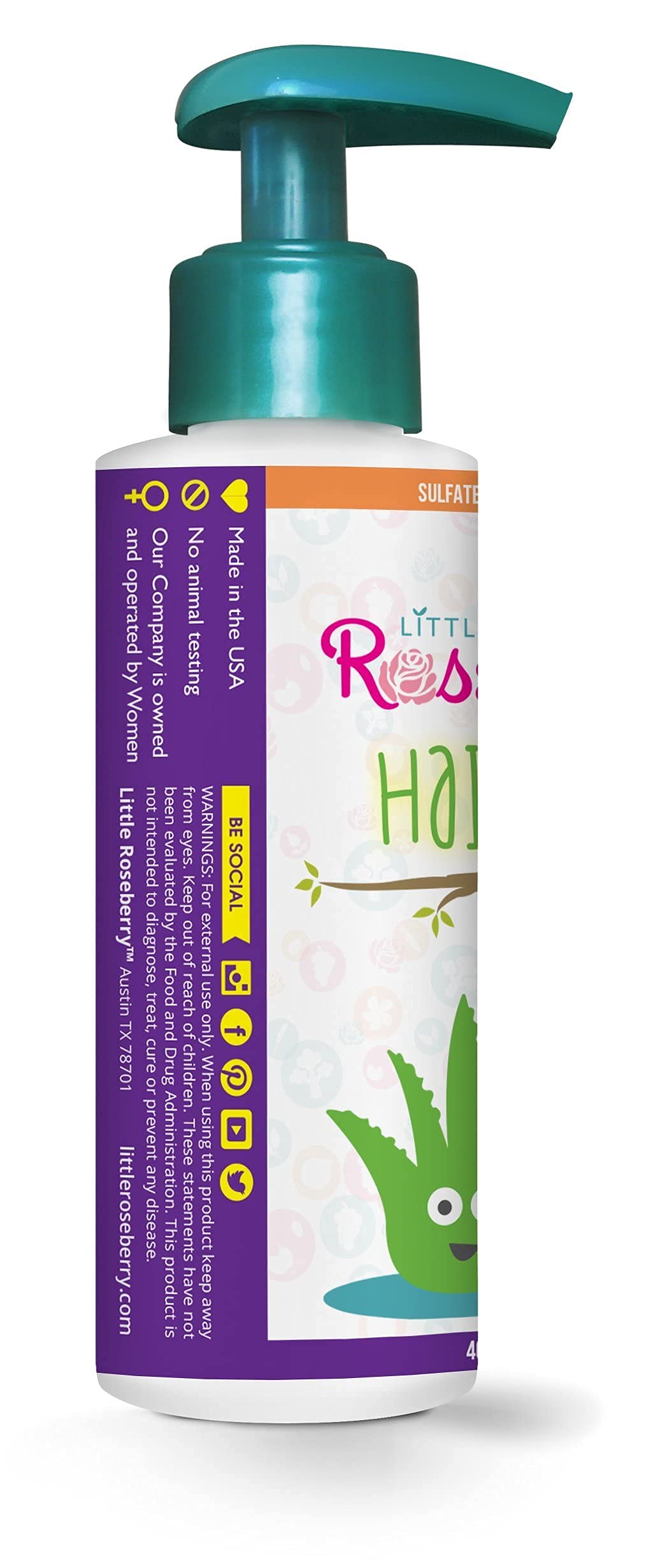 Little Roseberry gel chemical-free formula ideal for everyday hairstyles
