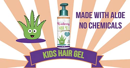 Little Roseberry kids grooming closeup shows easy, mess-free styling