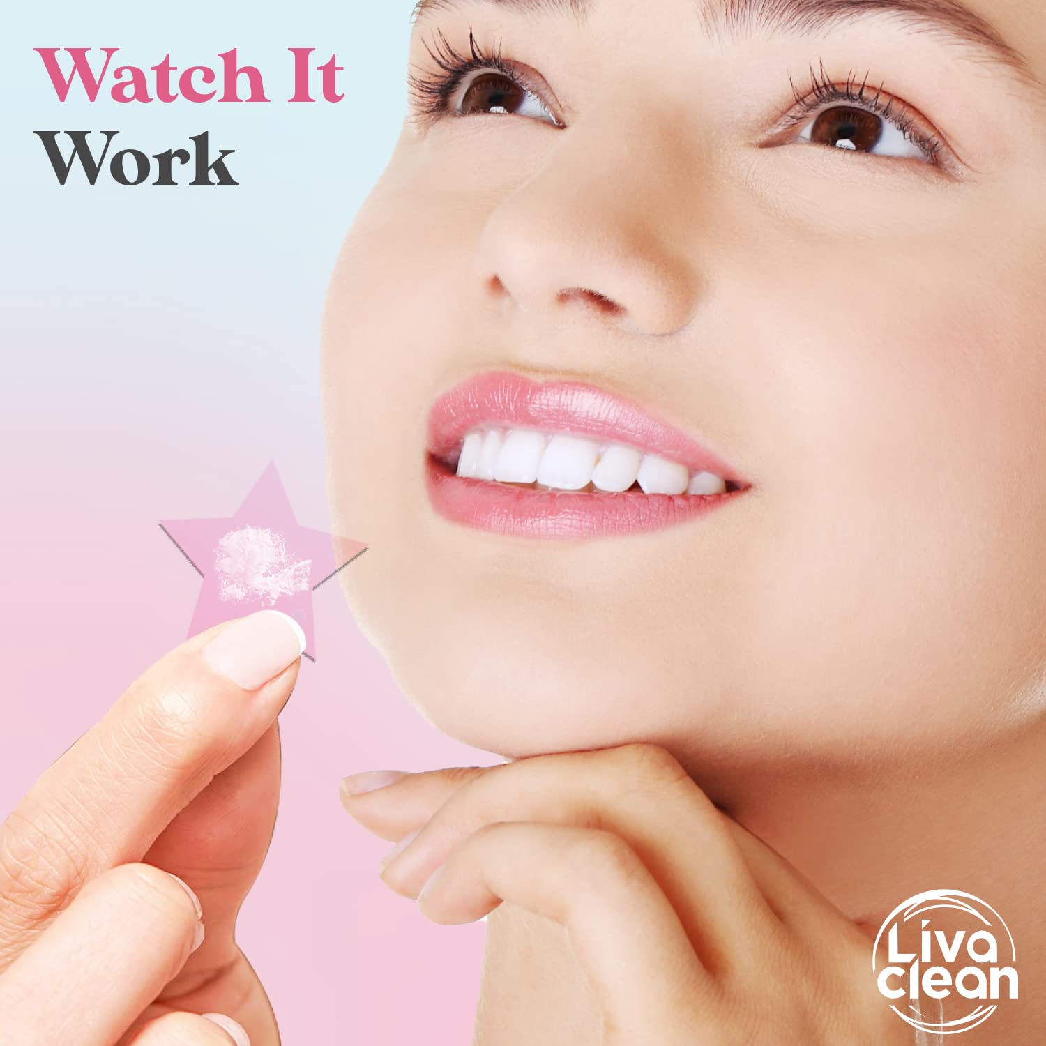 Color-tinted LivaClean patch for discreet wear