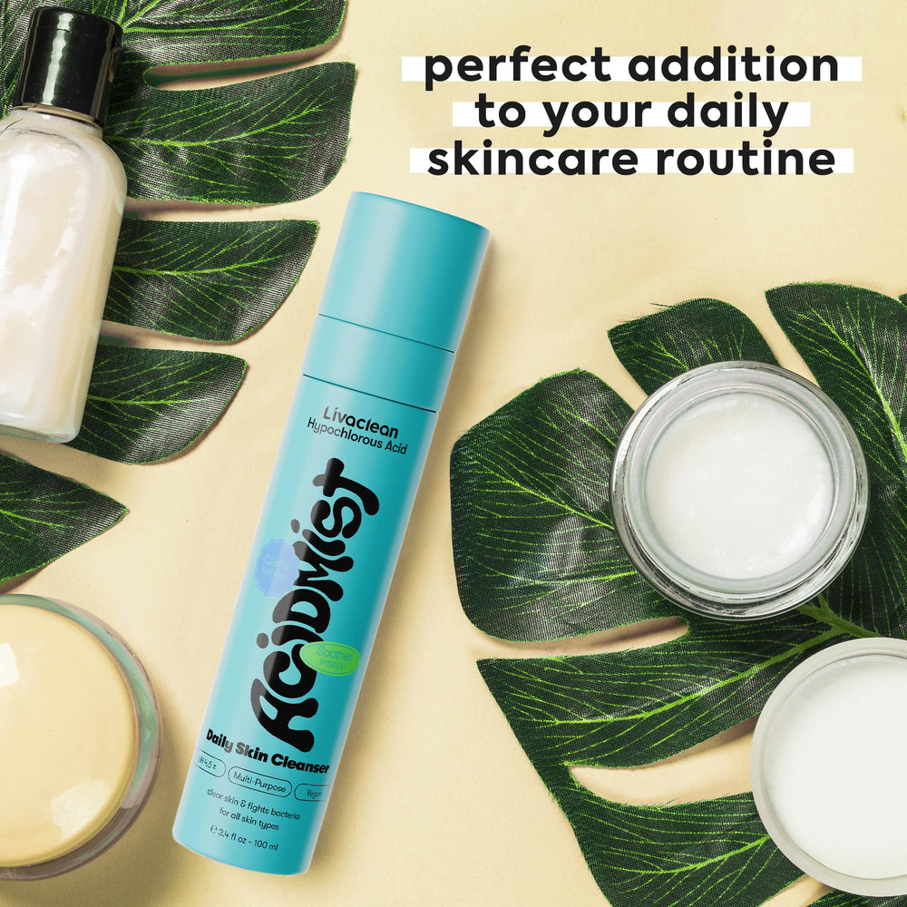 LivaClean HOCl with pH 4.5 balance supports skin-friendly care.