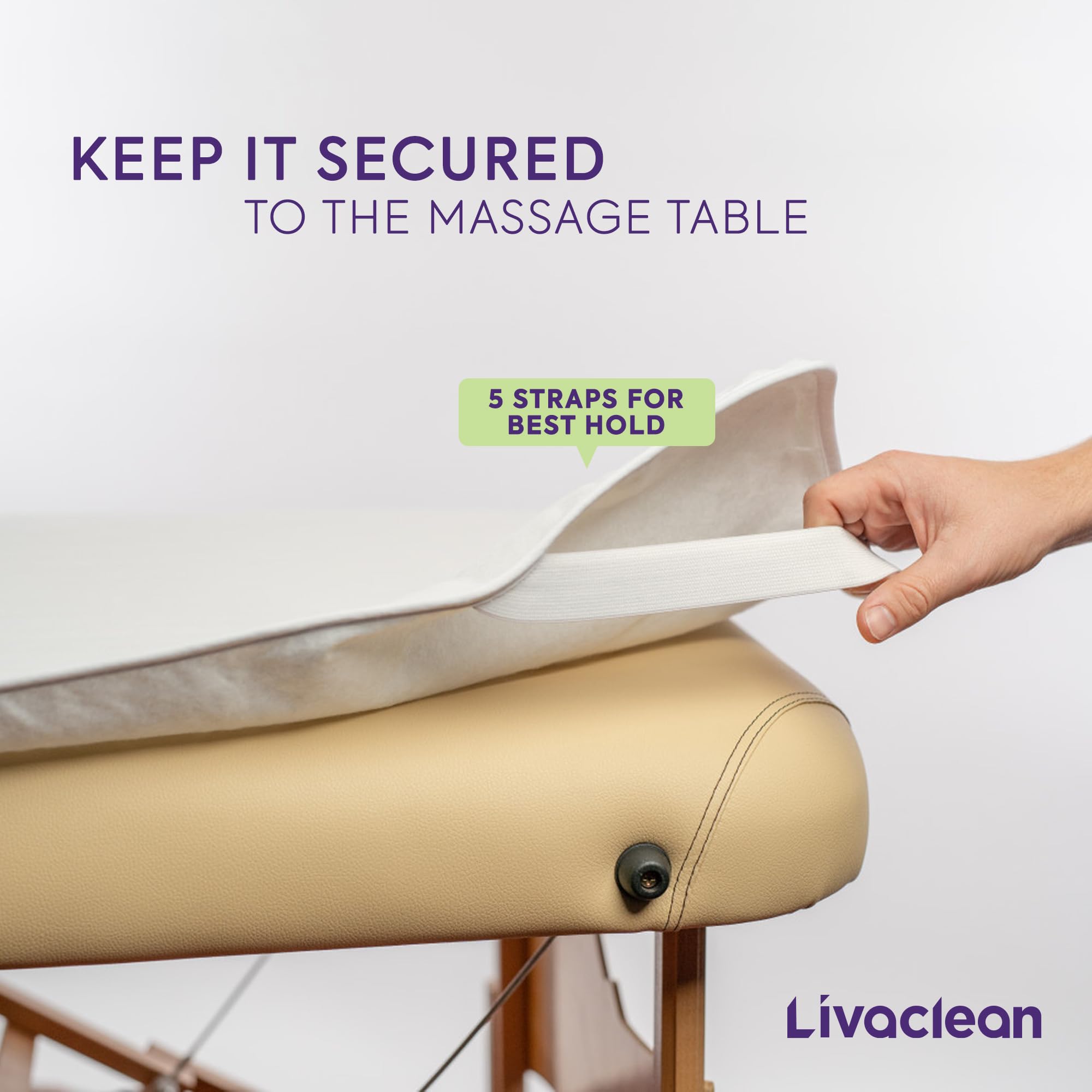Livaclean six-temperature control offers personalized warmth for clients.