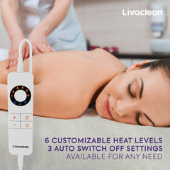 Livaclean product with elastic corner straps securing a fixed position.