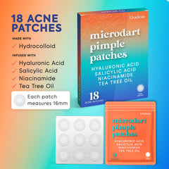 LivaClean patch application closeup showing precise delivery to a pimple