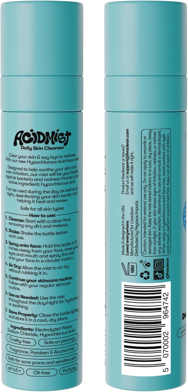 LivaClean USA-made cruelty free spray supports ethical skincare routines