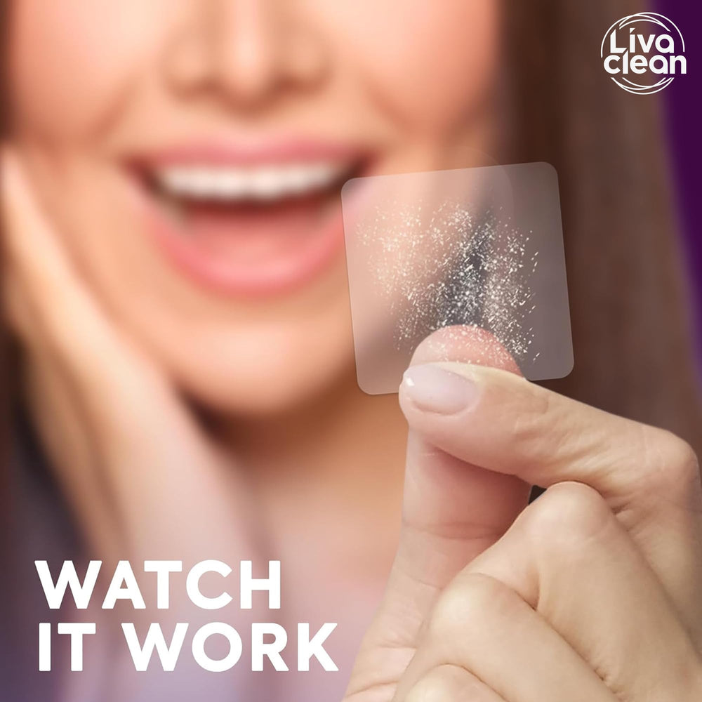 LivaClean XL patch sticks to wet skin maintaining adhesion on oily skin