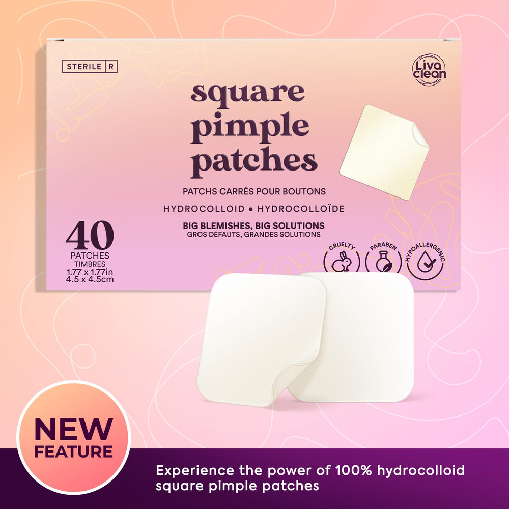 LivaClean patch appears transparent offering discreet protection as a barrier