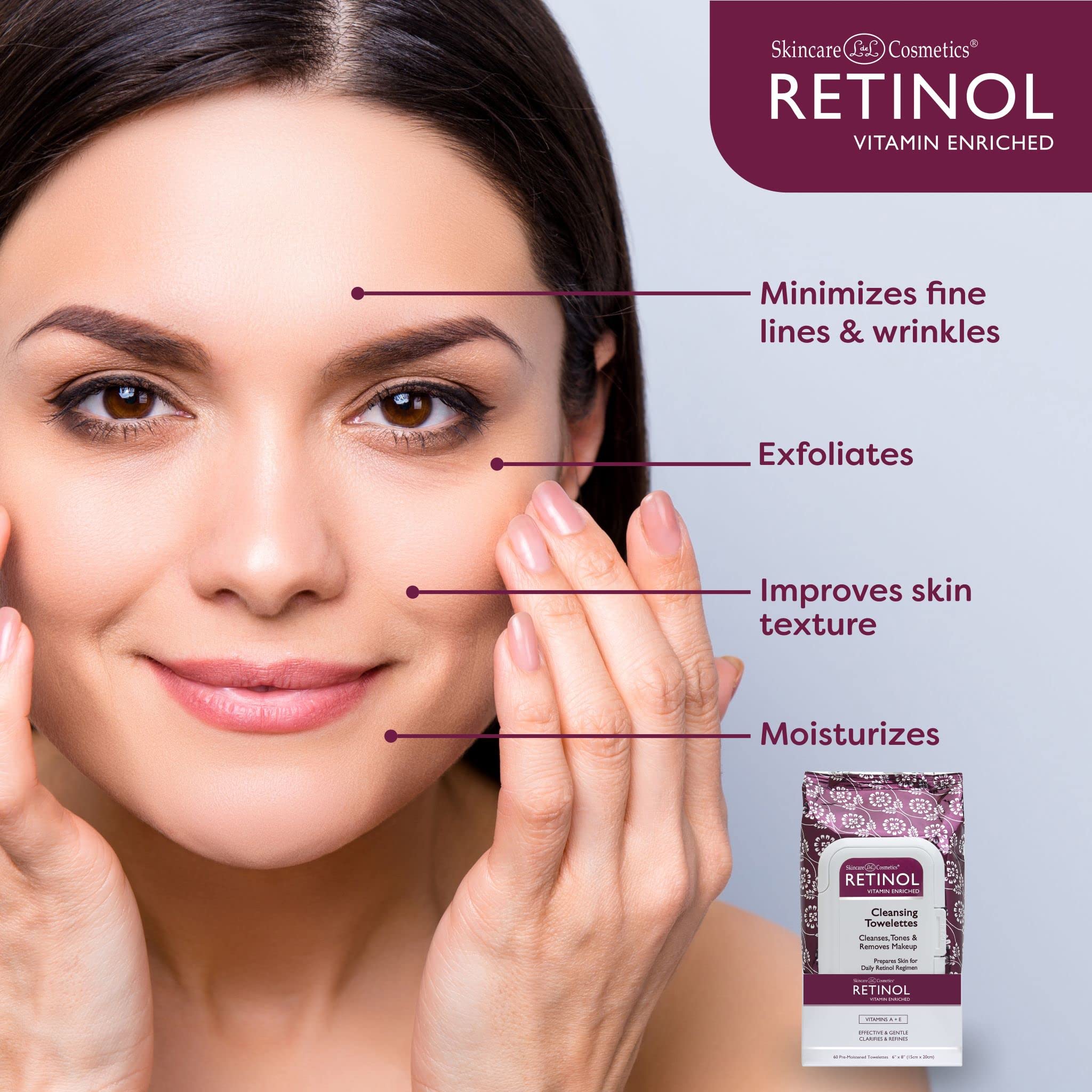 LIVAURA cleansing towelette travel pack demonstrates on-the-go exfoliation and toning