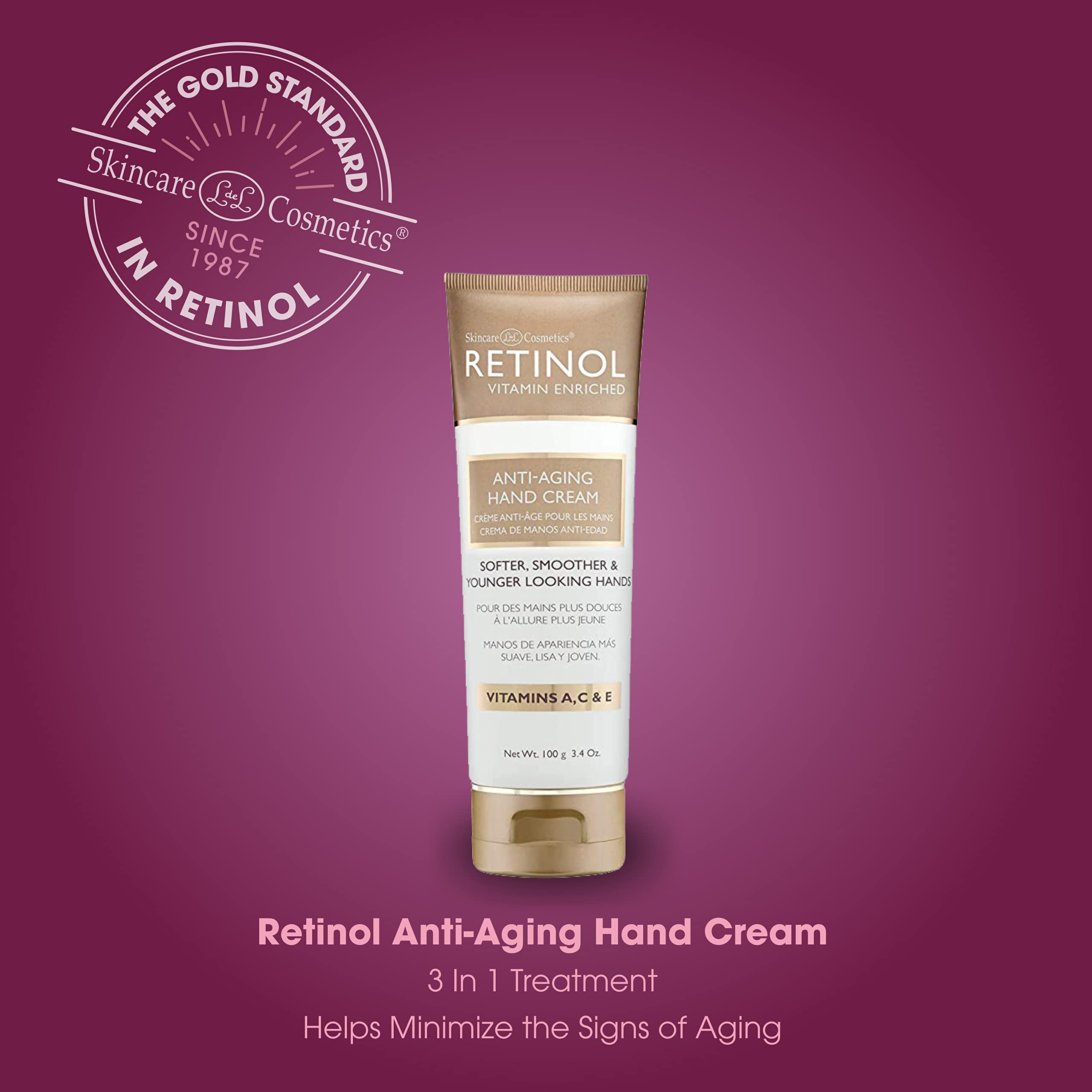LIVAURA Retinol hand cream on nails and cuticles promotes conditioned nails.