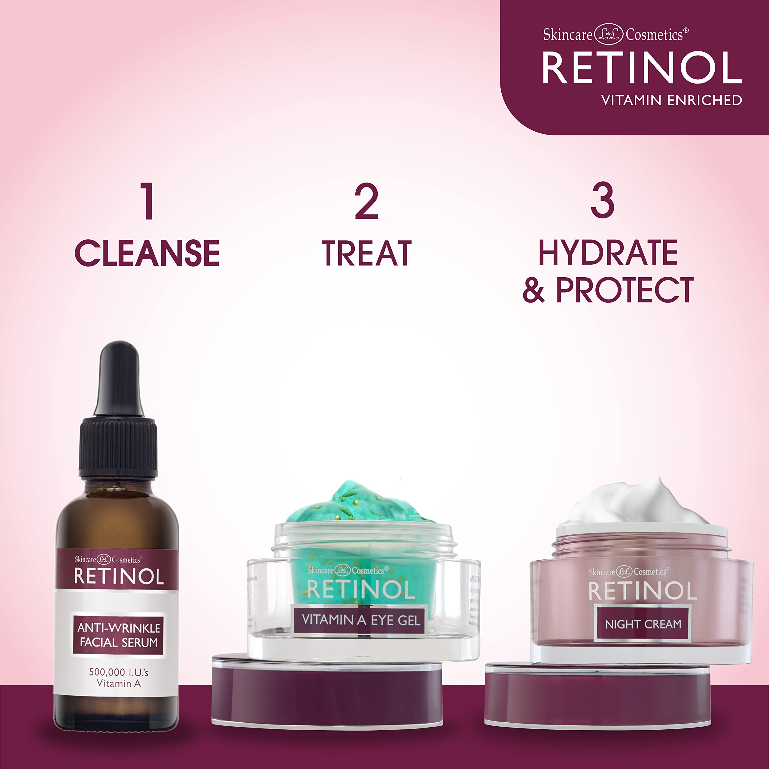 LIVAURA serum on the face during massage suggests smoother texture and refreshed look.