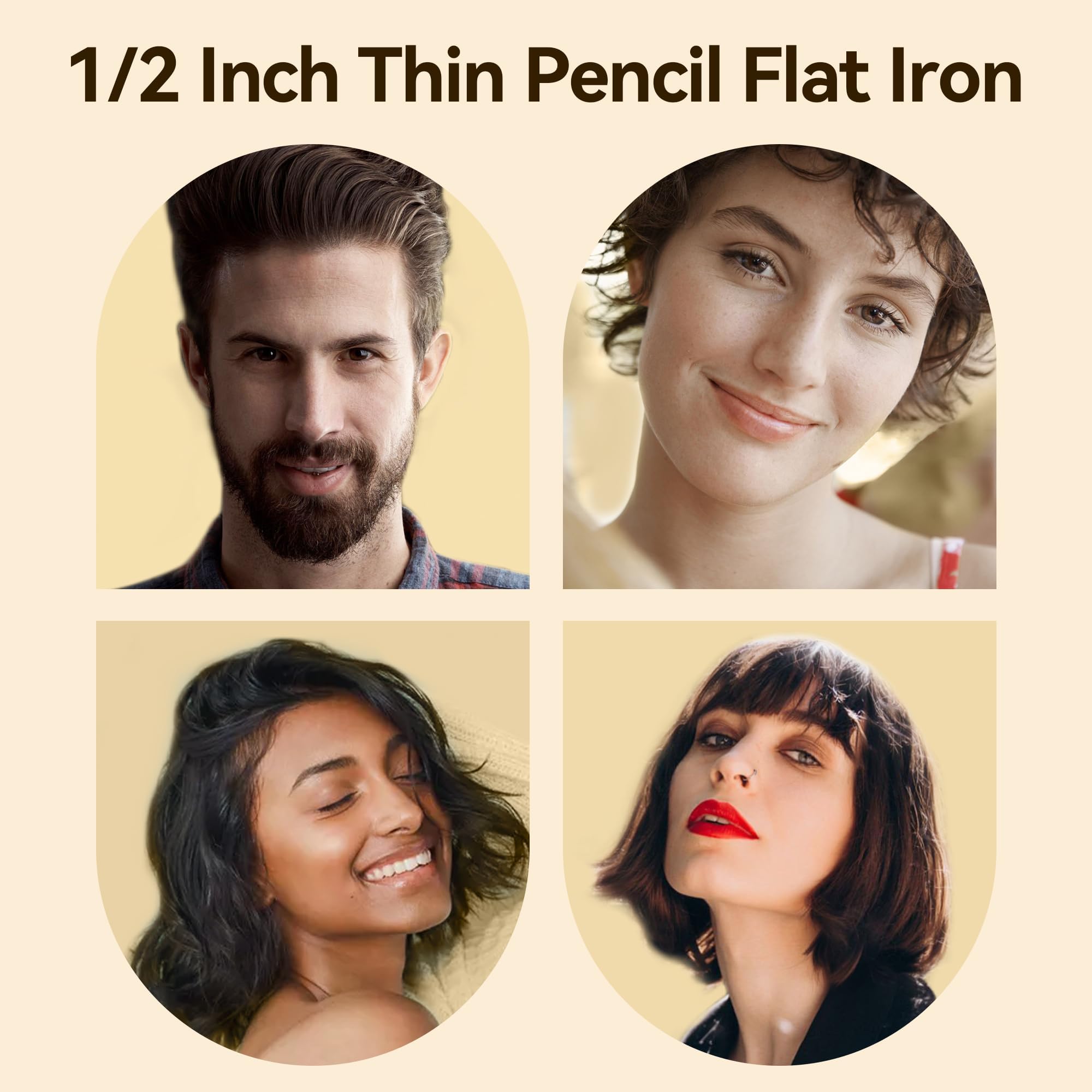 LivChic anti-pinch plates image highlights snag-free straightening.