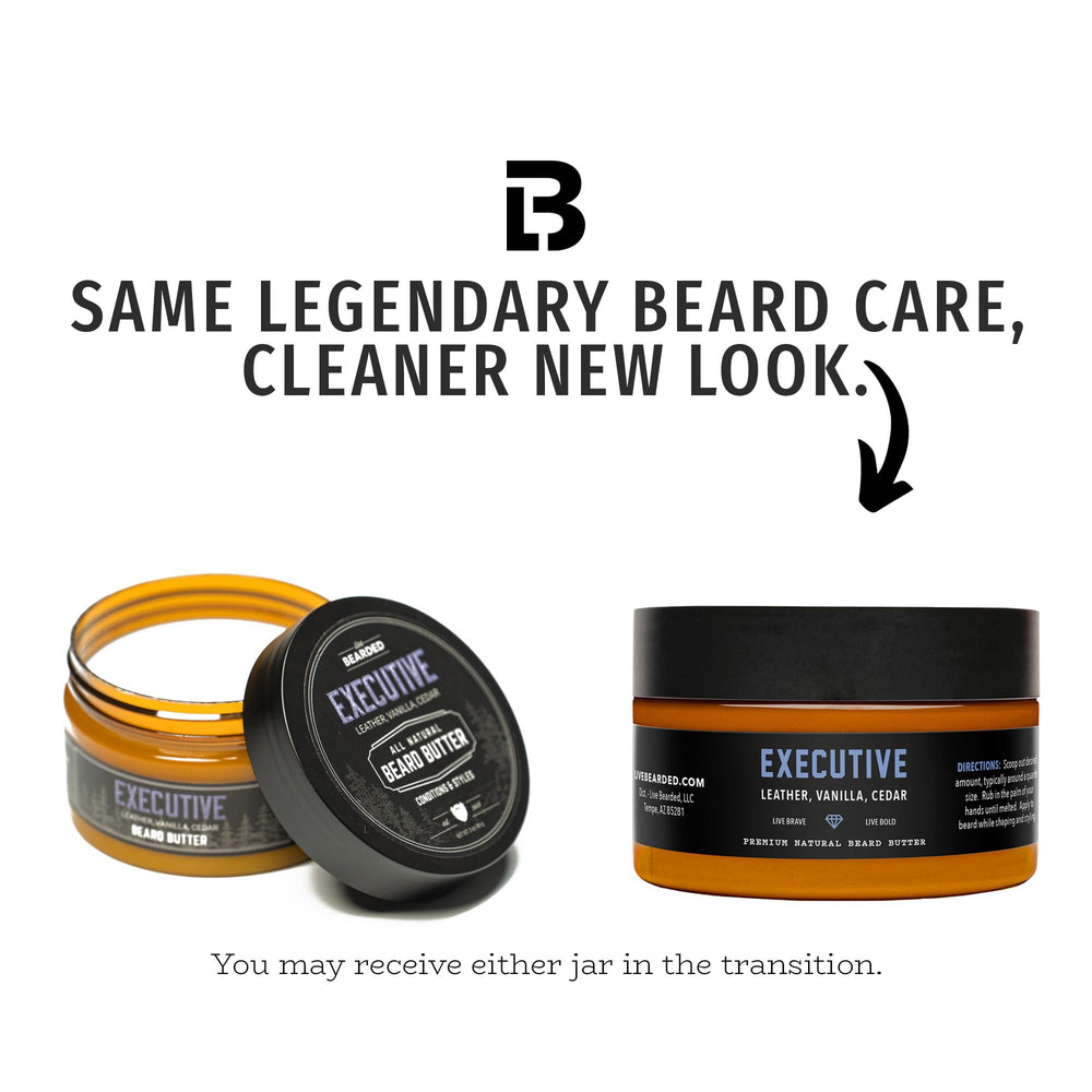 Live Bearded Beard Butter texture close-up highlighting rich shea for conditioning