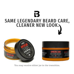 Live Bearded beard butter texture closeup highlights smooth, non-greasy conditioning