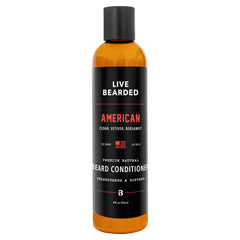 Live Bearded Beard Conditioner bottle front showing softer, healthier facial hair
