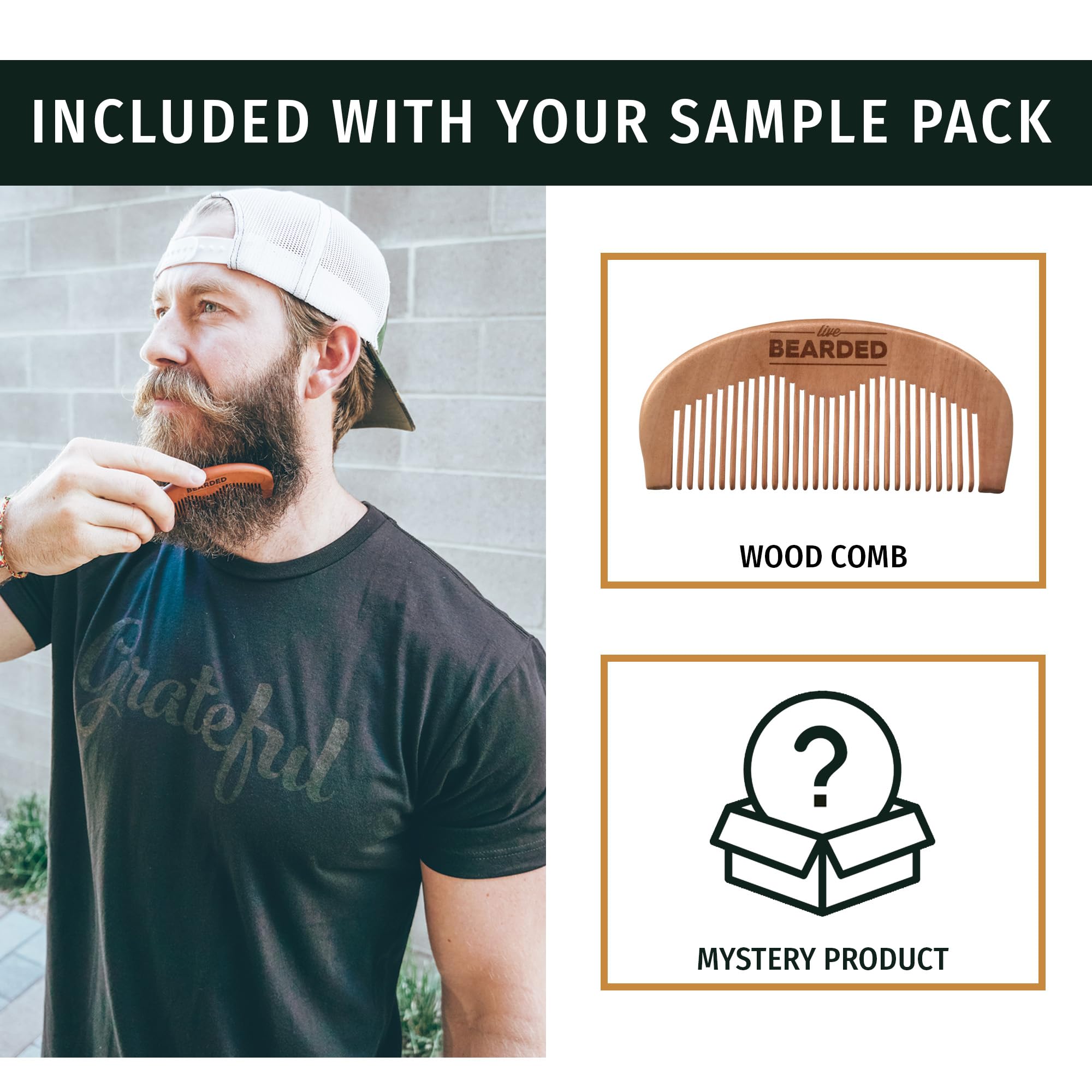 Live Bearded beard wash jar showcases cleansing power for a clean, hydrated beard.