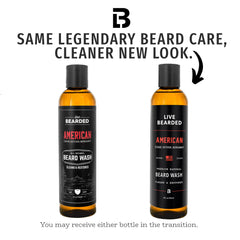 Live Bearded beard wash lather demonstrates gentle, rich foam for daily use.