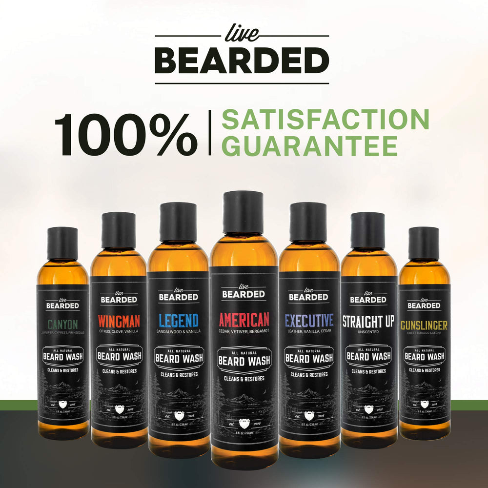 Live Bearded pairing-kit hints at a complete beard care routine.