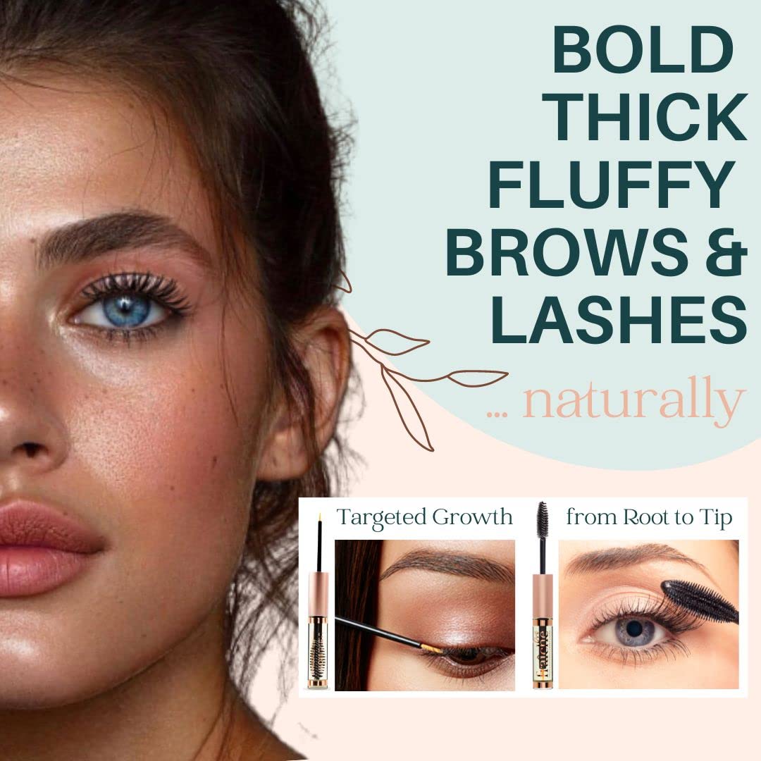 Live Fraiche castor oil applied to eyebrows for natural fullness