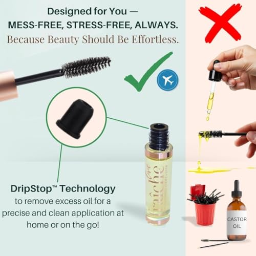 Live Fraiche hair care oil in use reveals a silky texture that smooths damaged ends.