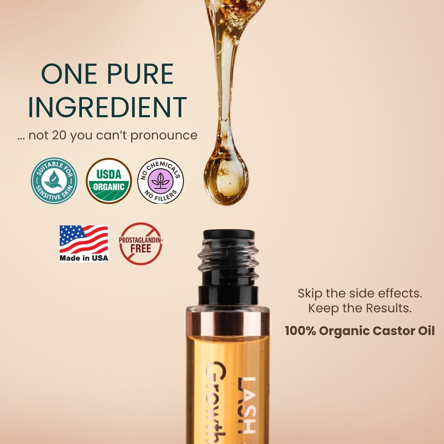 Live Fraiche lash serum application demonstrates easy daily routine for lashes and brows