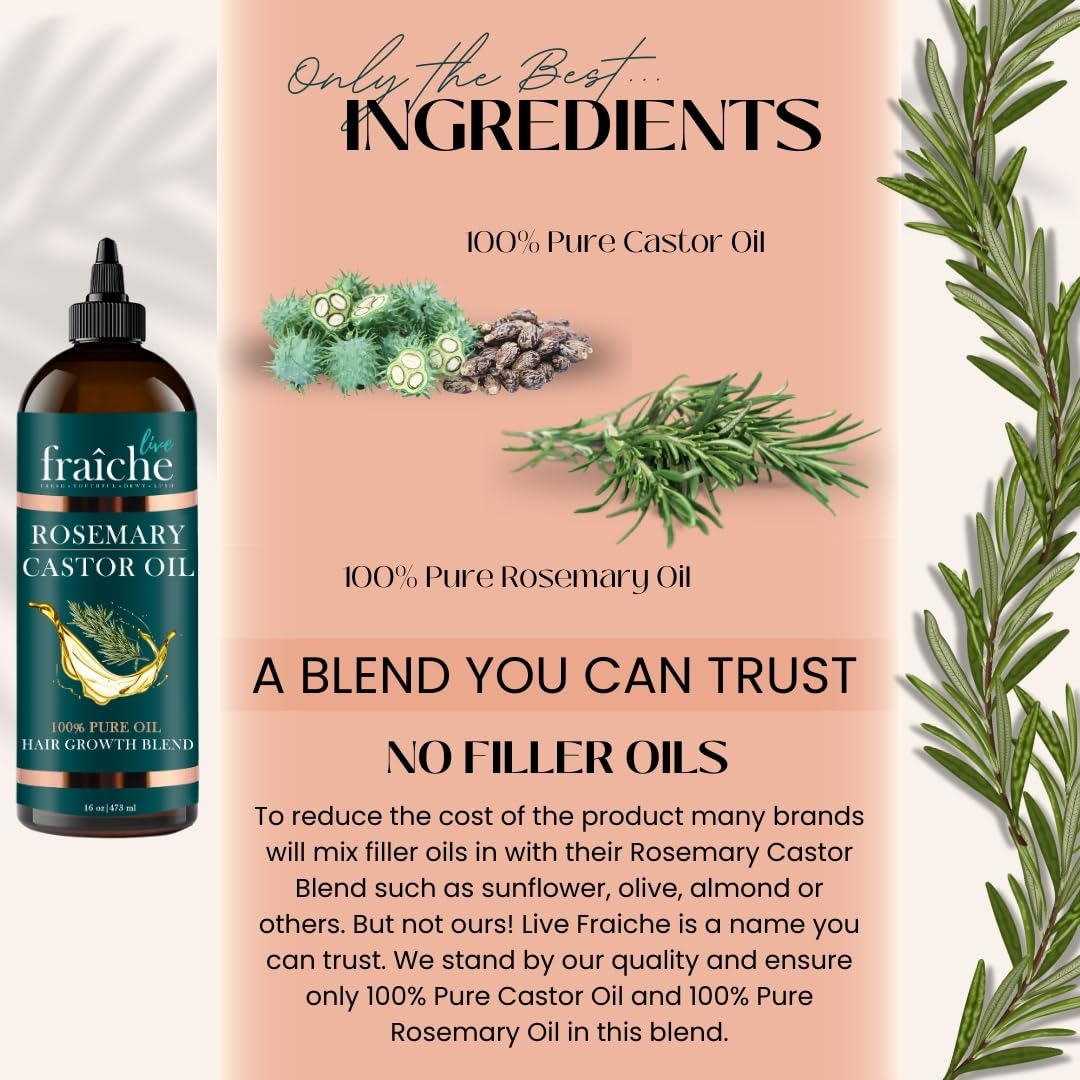 Live Fraiche application on the scalp for nourishment and calm routine