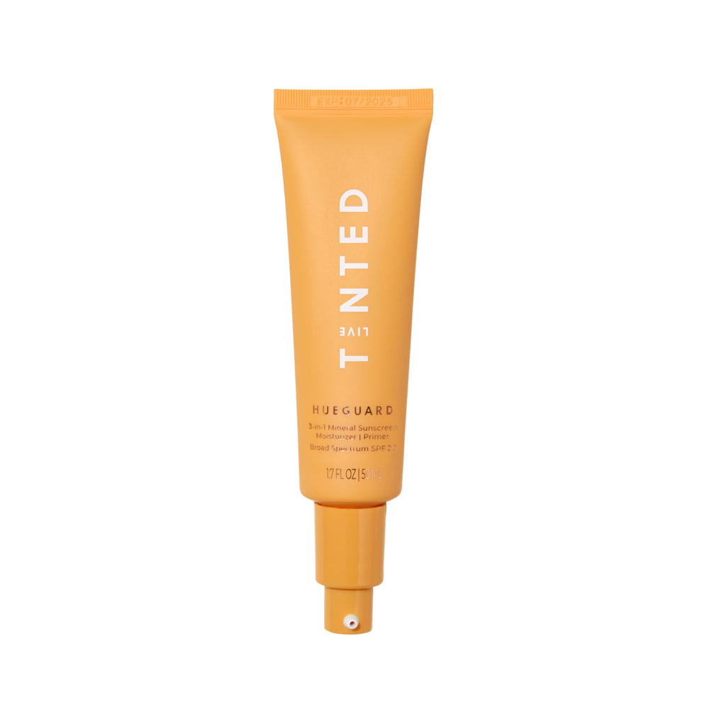 Live Tinted Hueguard bottle demonstrates 3-in-1 application solution
