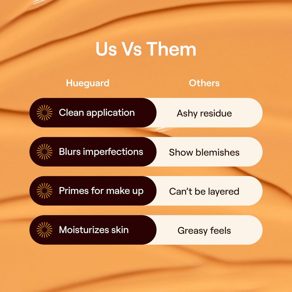 Live Tinted Hueguard Mini application on arm demonstrates body protection and hydration