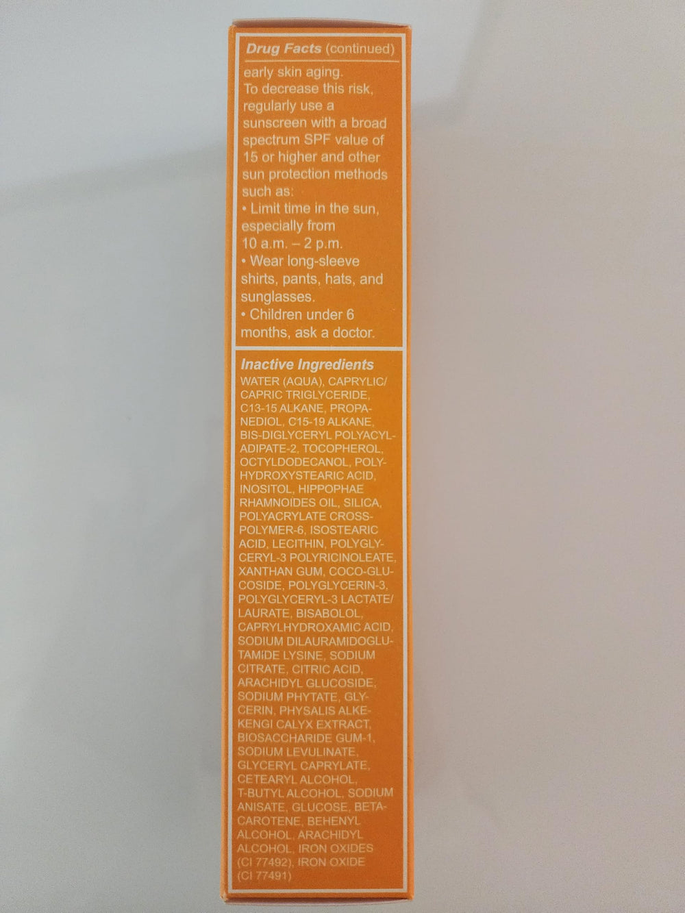 Ingredients graphic highlights vegan fragrance-free cruelty-free benefits of Hueguard Mini
