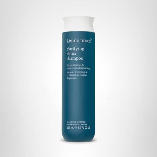 Living Proof Clarifying Detox Shampoo residue elimination on scalp illustration
