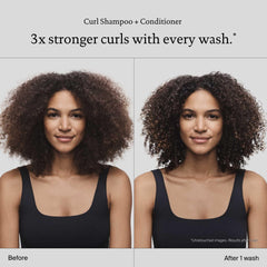 Living Proof Curl Conditioner pump-dispense enables mess-free daily use for hydrated curls.