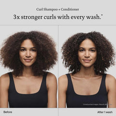 Living Proof curly conditioner travel-size bottle hydrates and smooths frizz