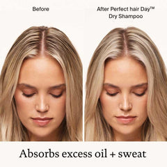 Living Proof Perfect Hair Day Dry Shampoo absorbs oil at the roots for cleaner feel