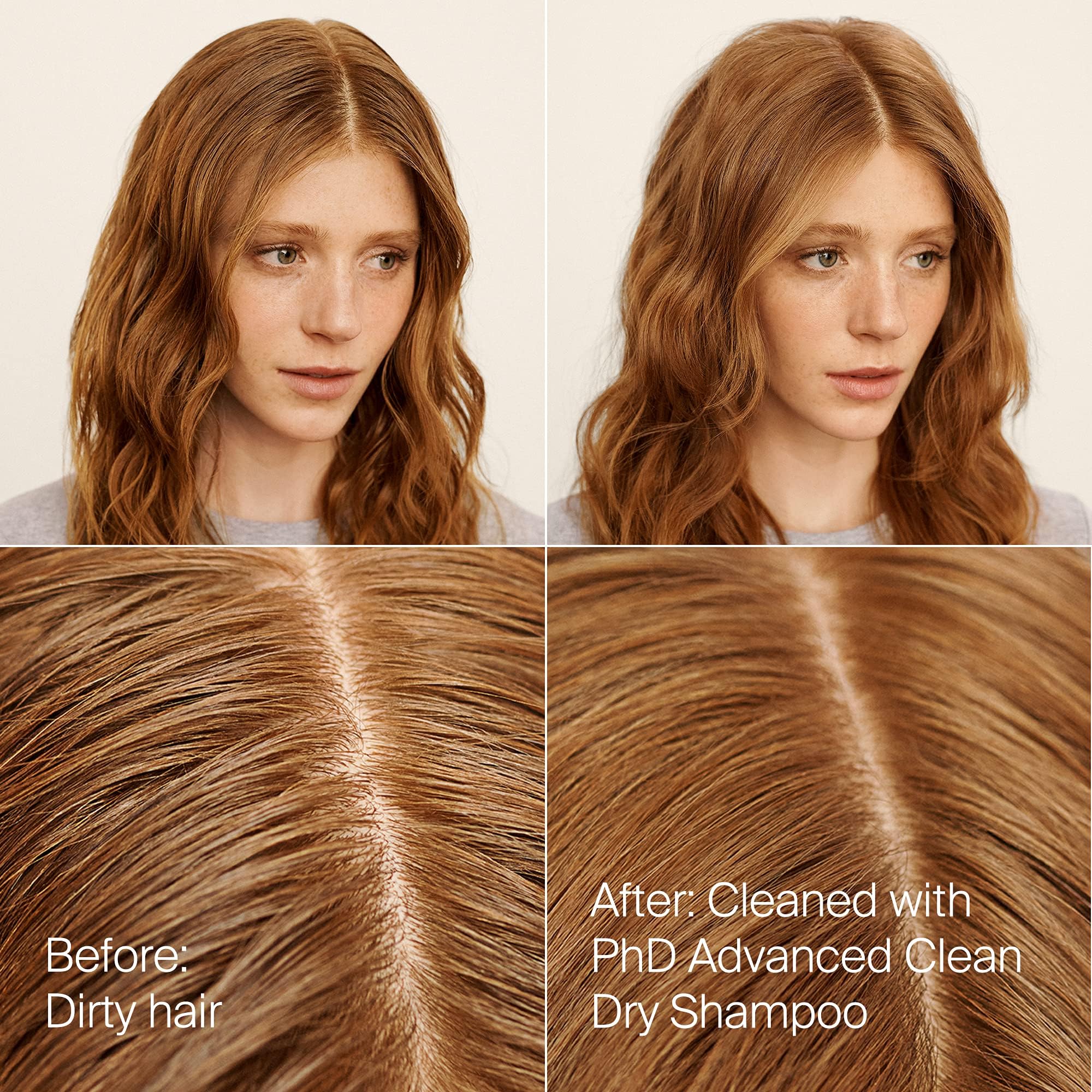 Living Proof Dry Shampoo Advanced Clean texture-free hair look after use