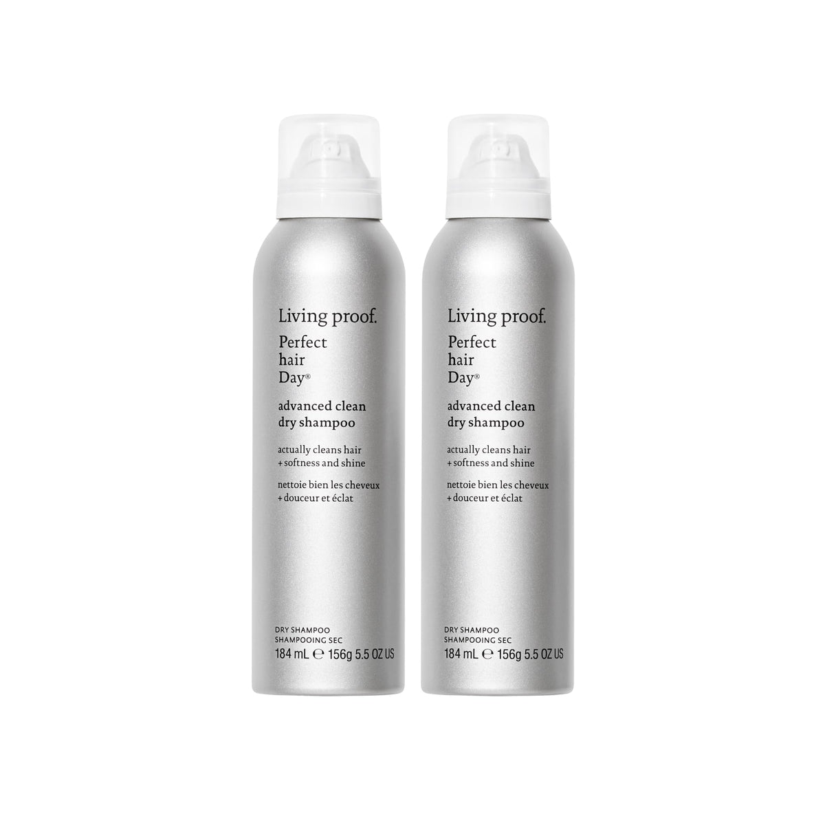 Living Proof dry shampoo bottle demonstrates quick refresh and oil absorption between washes.