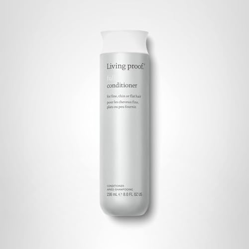 Living Proof Full Conditioner 8 oz packaging designed for home use and easy storage.