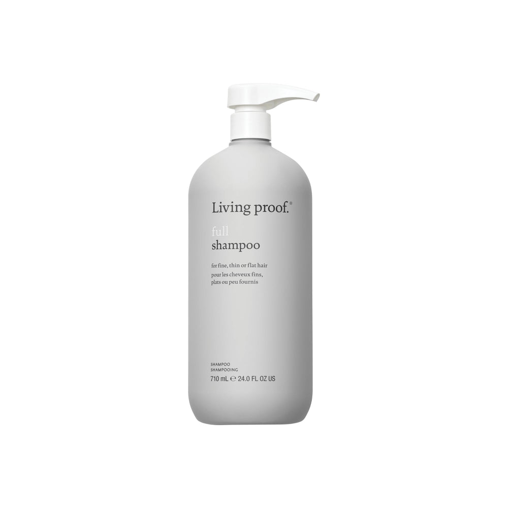 Living Proof Full Shampoo bottle front view highlights volume-ready packaging.
