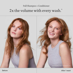 Living Proof Full Shampoo bottle pump dispensing for daily volumizing use