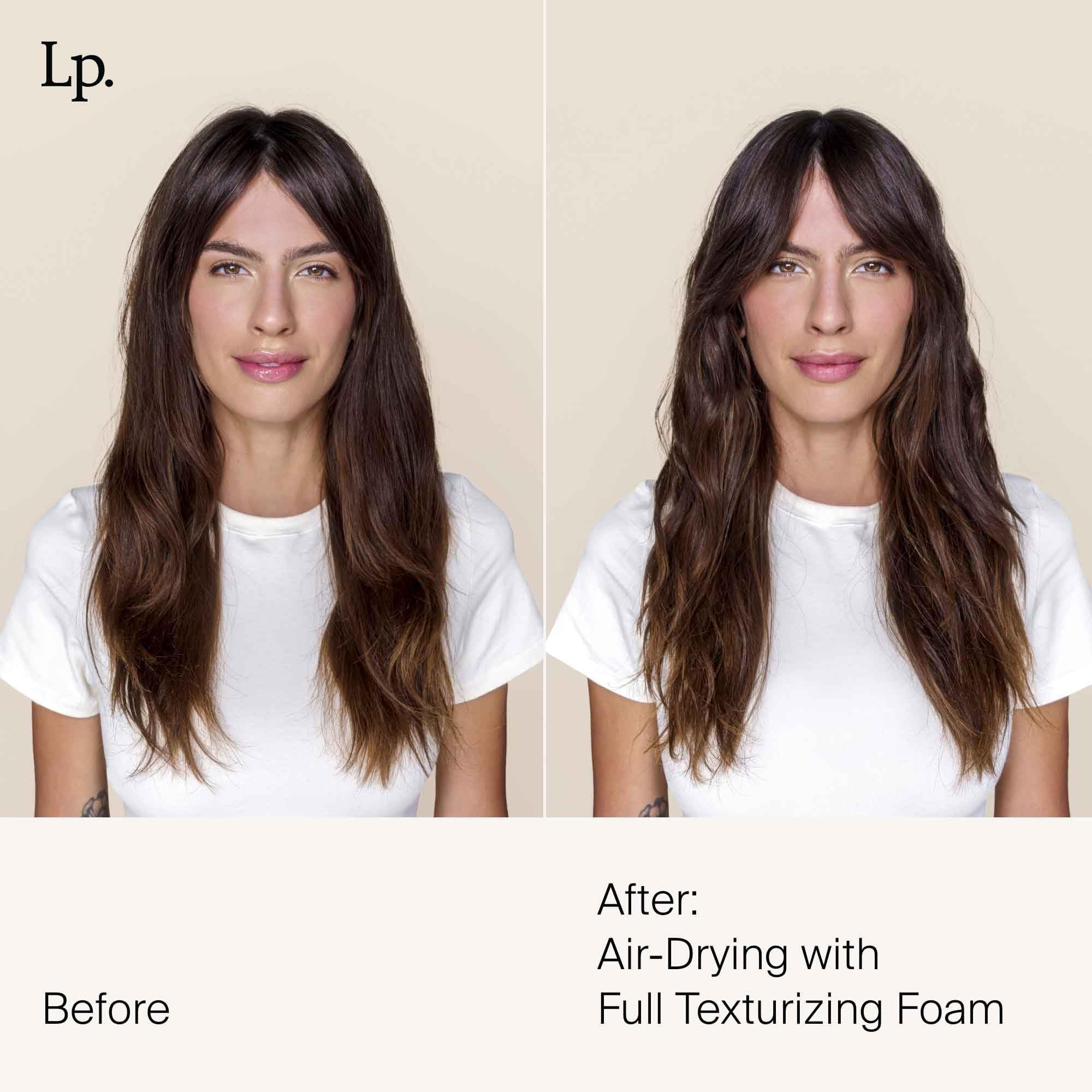 Living Proof Full Texturizing Foam texture-detail highlights light beachy finish