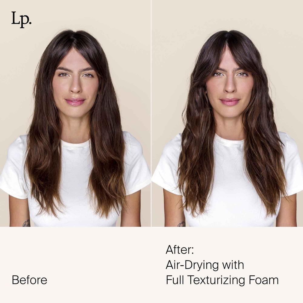 Living Proof Full Texturizing Foam texture-detail highlights light beachy finish