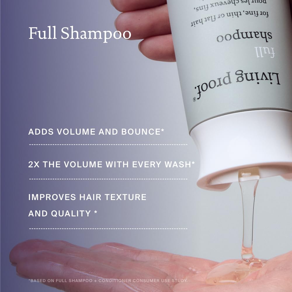 Living Proof detangling-slip close-up shows smooth, easy-to-style hair.
