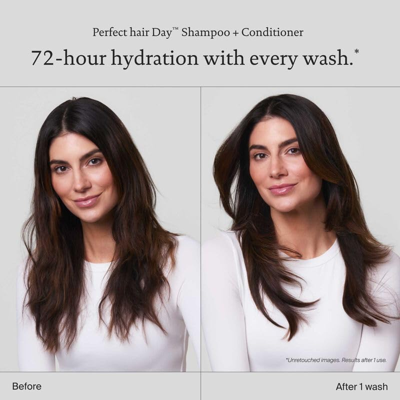 Living Proof Hydrated Hair Essentials Kit travel-size set for on-the-go hydration and care.