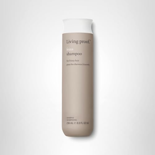 Living Proof No Frizz Shampoo closeup-texture reveals silky shampoo texture
