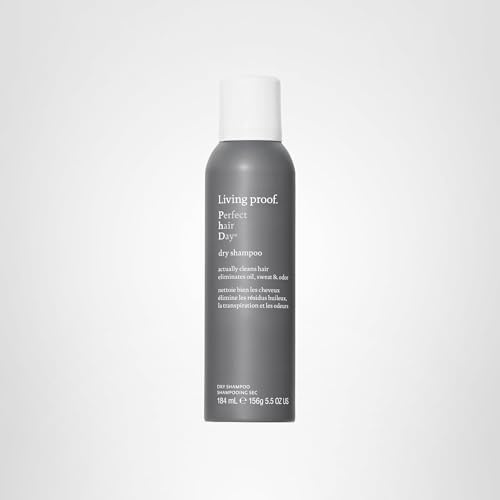 Living Proof Perfect Hair Day Dry Shampoo packaging highlights 5.5 oz size